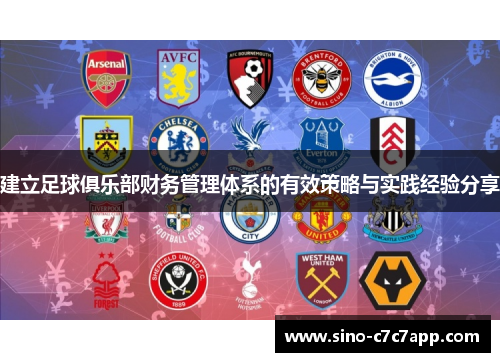 建立足球俱乐部财务管理体系的有效策略与实践经验分享